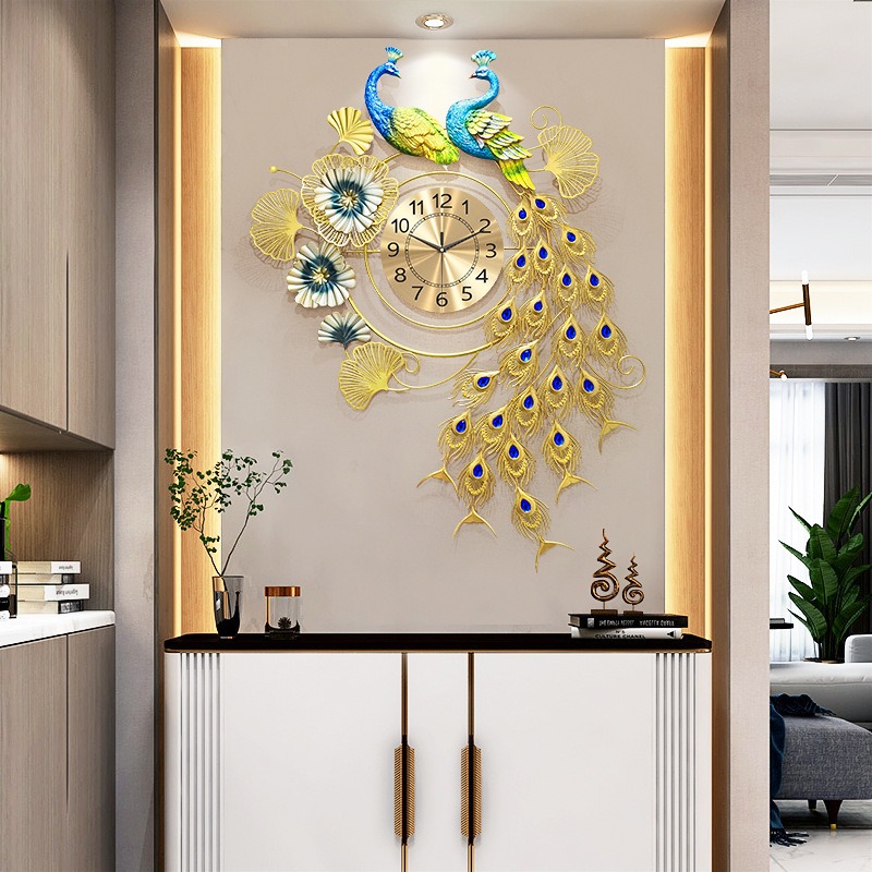 decor treo tuong dong ho con cong