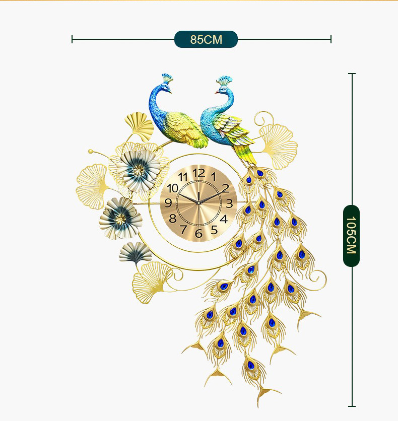 decor treo tuong dong ho con cong