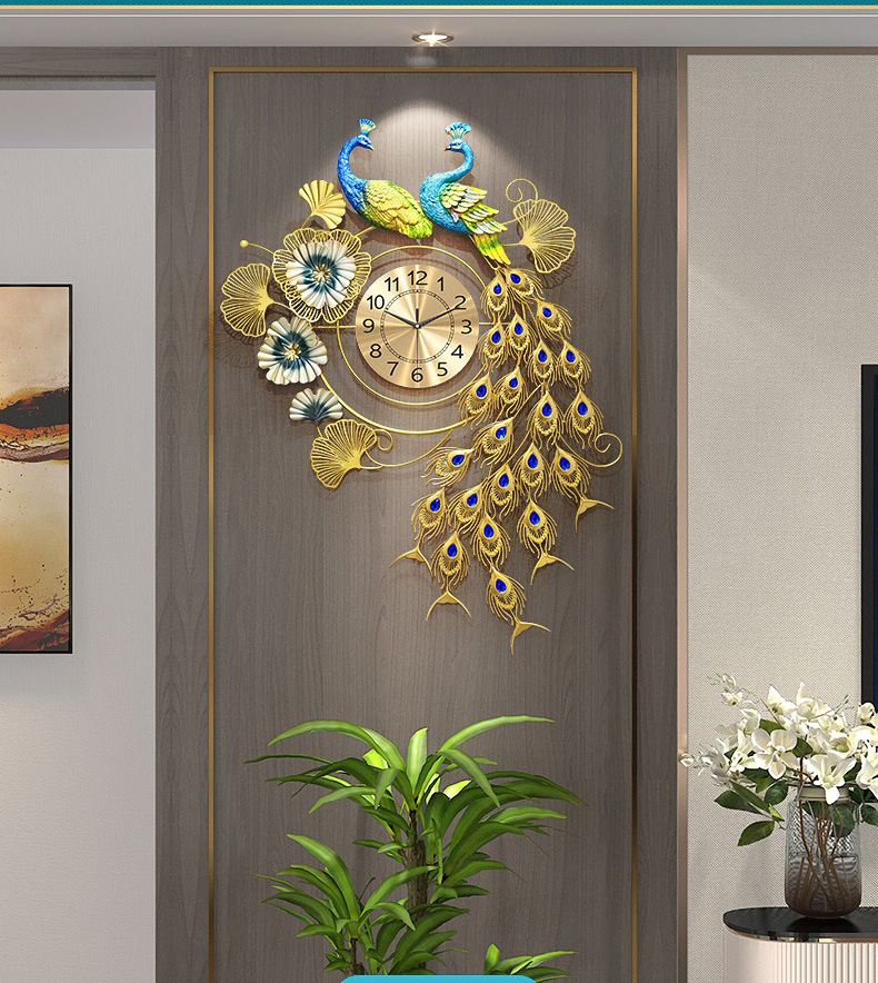 decor treo tuong dong ho con cong