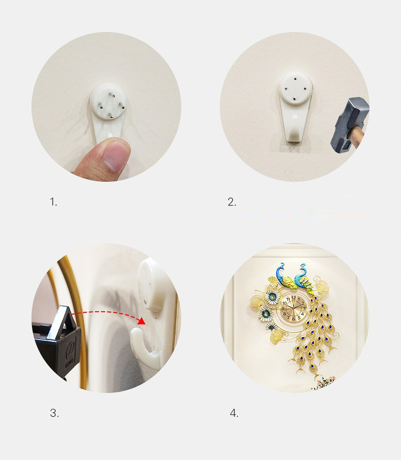 decor treo tuong dong ho con cong