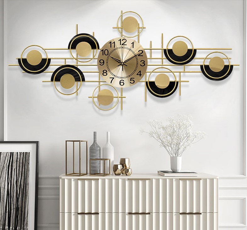 tranh dong ho kim loai