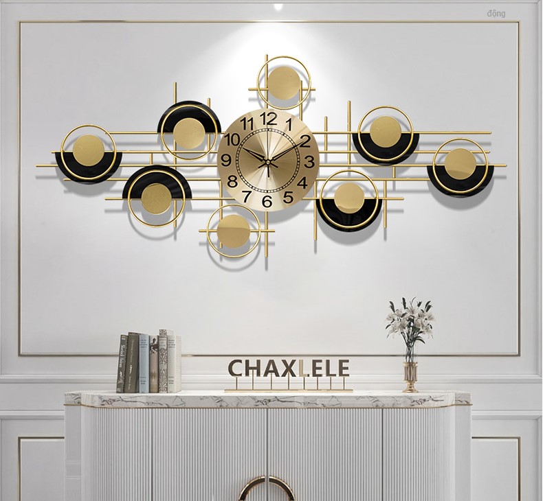 tranh dong ho kim loai