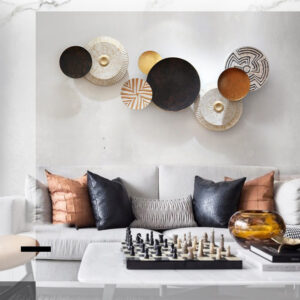 Phù điêu kim loại treo tường