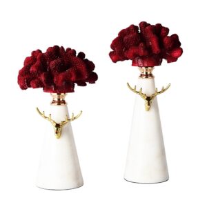 Decor san hô đỏ trang trí phòng khách mới lạ