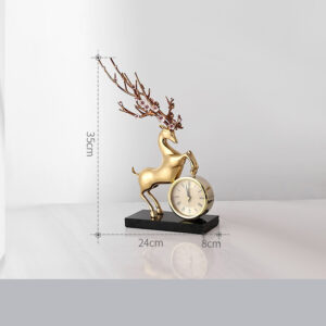 Đồng hồ để bàn hươu Sika sang trọng