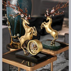 Đồng hồ để bàn hươu Sika sang trọng