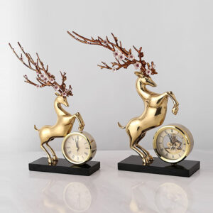 Đồng hồ để bàn hươu Sika sang trọng