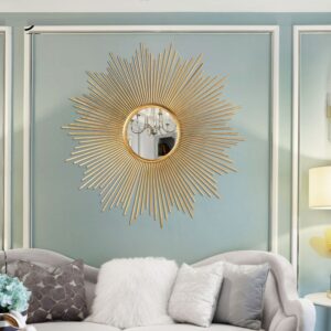 Gương mặt trời treo tường trang trí