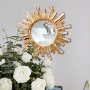 Mẫu Gương decor nghệ thuật hình tròn