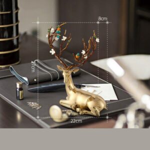 Mô hình con hươu bằng đồng cao cấp