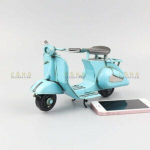 Mô hình vespa cổ điển CD2 trang trí bàn học