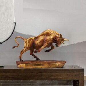 Tượng bò tót bằng đồng cao cấp
