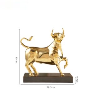 Tượng trâu vàng phong thủy sang trọng