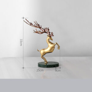 Đồng hồ để bàn hươu Sika sang trọng