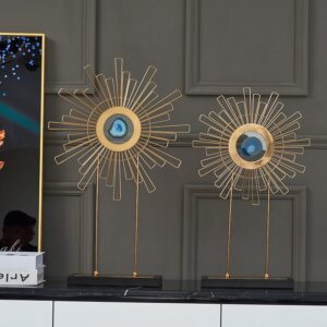 Mô hình mặt trời đá mã não cao cấp