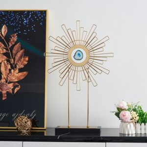 Mô hình mặt trời đá mã não cao cấp