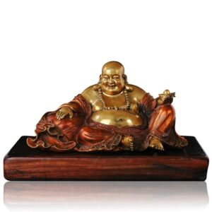 Tượng phật di lặc để bàn bằng đồng cao cấp