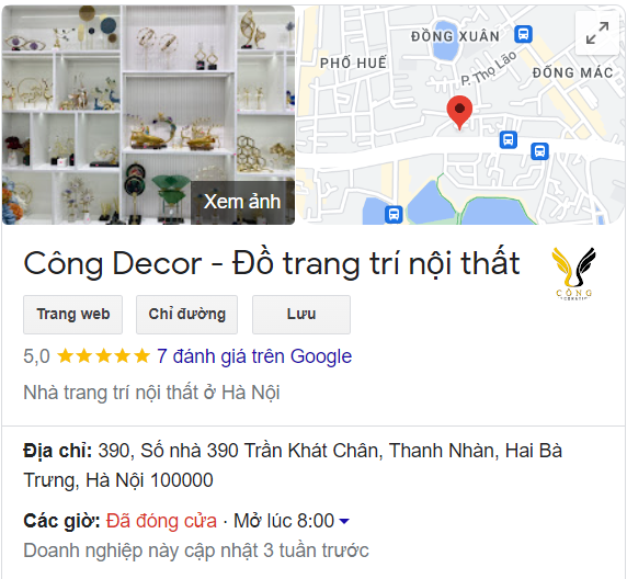 google-map-cua-hang-congdecor