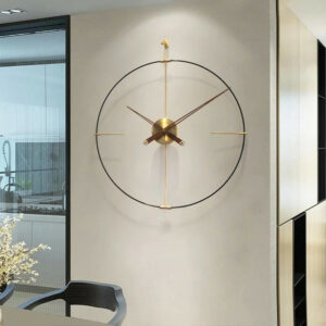 Đồng hồ treo tường tối giản phong cách sang trọng