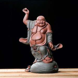 Tượng Phật Di Lặc bằng gốm sứ decor CD1185